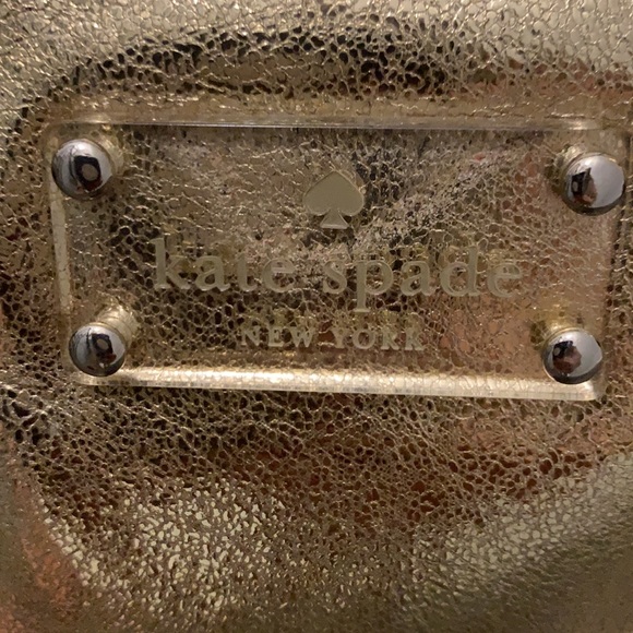 kate spade Bags Kate Spade Gold Metallic Leather Purse Poshmark